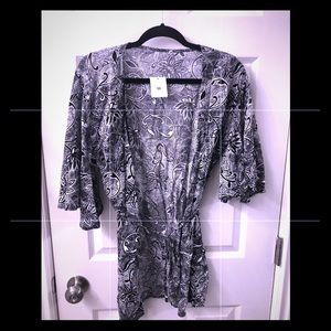 Urban Outfitter beach bikini floral cover up robe